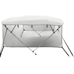 vidaXL biminitop med 4 buer og sidevægge 243x(170-182)x137 cm