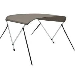 vidaXL biminitop med 2 buer 150x120x110 cm grå