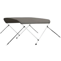 vidaXL biminitop med 2 buer 150x120x110 cm grå