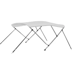 vidaXL biminitop med 3 buer 183x140x137 cm hvid