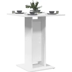 vidaXL bistrobord 60x60x75 cm konstrueret træ hvid