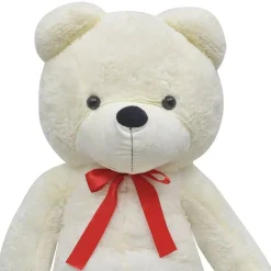 vidaXL blød plysbamse XXL 85 cm hvid