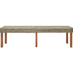 vidaXL bænk Naturfarvet 160 x 35 x 45 cm Massivt mangotræ
