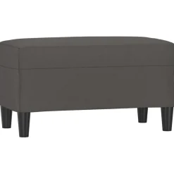 vidaXL bænk 70x35x41 cm kunstlæder grå
