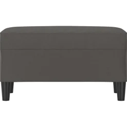 vidaXL bænk 70x35x41 cm kunstlæder grå