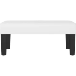 vidaXL bænk 70x30x30 cm kunstlæder hvid