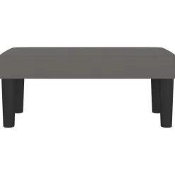vidaXL bænk 70x30x30 cm kunstlæder grå