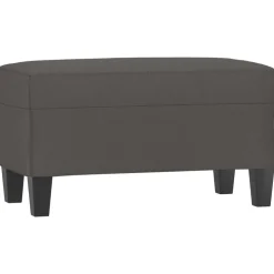 vidaXL bænk 70x35x41 cm kunstlæder grå