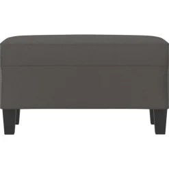 vidaXL bænk 70x35x41 cm kunstlæder grå