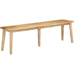vidaXL bænk 160x40x45 cm massivt mangotræ