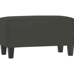 vidaXL bænk 70x35x41 cm mikrofiberstof mørkegrå