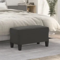 vidaXL bænk 70x35x41 cm mikrofiberstof mørkegrå