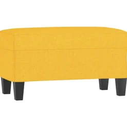 vidaXL bænk 70x35x41 cm stof gul