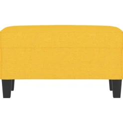 vidaXL bænk 70x35x41 cm stof gul
