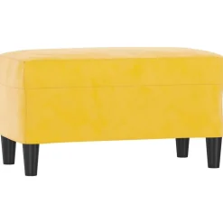 vidaXL bænk 70x35x41 cm velour gul