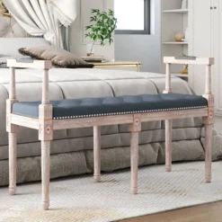 vidaXL bænk 110x40x70 cm velour mørkegrå