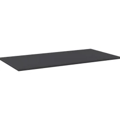 vidaXL boghylder 4 stk. 100x50x1,5 cm konstrueret træ grå