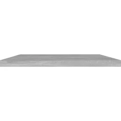 vidaXL boghylder 4 stk. 60x20x1,5 cm konstrueret træ betongrå