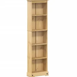 vidaXL bogreol Corona 46x20x170 cm massivt fyrretræ