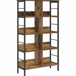 vidaXL Bogreol Gammelt træ 82 x 32 x 144,5 cm Konstrueret træ
