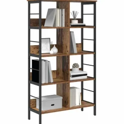 vidaXL Bogreol Gammelt træ 82 x 32 x 144,5 cm Konstrueret træ