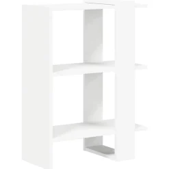 vidaXL Bogreol Hvid 52 x 25 x 71,5 cm Konstrueret træ