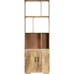 vidaXL bogreol massivt mangotræ 60 x 35 x 180 cm