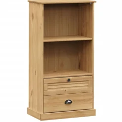 vidaXL bogreol VIGO 60x35x114,5 cm massivt fyrretræ