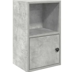 vidaXL bogreol 31x24x52 cm konstrueret træ betongrå