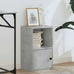 vidaXL bogreol 31x24x52 cm konstrueret træ betongrå