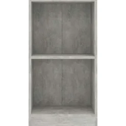 vidaXL bogreol 40x24x75 cm konstrueret træ betongrå