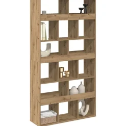 vidaXL bogreol 100x33x187,5 cm konstrueret træ kunsteg