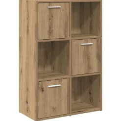 vidaXL bogreol 60,5x30x90 cm konstrueret træ kunsteg