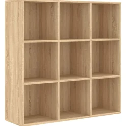 vidaXL bogreol 98x29x97,5 cm konstrueret træ sonoma-eg