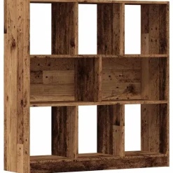 vidaXL bogreol 97,5x29,5x100 cm konstrueret træ gammelt træ