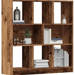 vidaXL bogreol 97,5x29,5x100 cm konstrueret træ gammelt træ