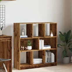 vidaXL bogreol 97,5x29,5x100 cm konstrueret træ gammelt træ