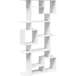 vidaXL bogreol 92x29x188 cm konstrueret træ hvid