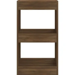 vidaXL bogreol/rumdeler 40x30x72 cm brun egetræ