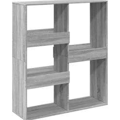vidaXL bogreol/rumdeler 100x33x115 cm grå sonoma-eg