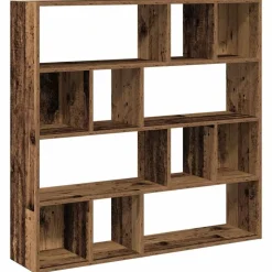 vidaXL bogreol/rumdeler 105x24x102 cm antikt træ