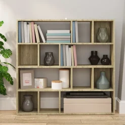 vidaXL bogreol/rumdeler 105x24x102 cm sonoma-eg