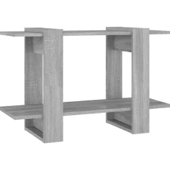 vidaXL bogreol/rumdeler 80x30x51 cm grå sonoma-eg