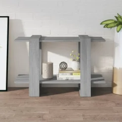 vidaXL bogreol/rumdeler 80x30x51 cm grå sonoma-eg