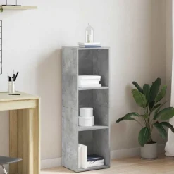 vidaXL bogreol/tv-bord 36x30x114 cm konstrueret træ betongrå