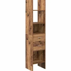 vidaXL Bogskab Gammelt træ 40 x 35 x 180 cm Konstrueret træ