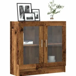vidaXL bogskab 82,5x30,5x80 cm konstrueret træ antikt træ