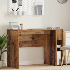 vidaXL Bord Gammelt træ 109 x 50 x 78 cm Konstrueret træ