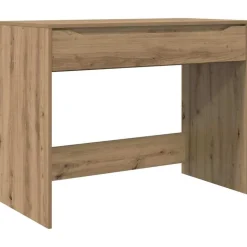 vidaXL Bord med skuffe Artisan Eg 100 x 50 x 78 cm Konstrueret træ