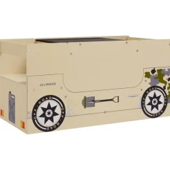 vidaXL bord- og stolesæt til børn 3 dele offroad bildesign MDF